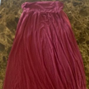 cute maxi plum skirt